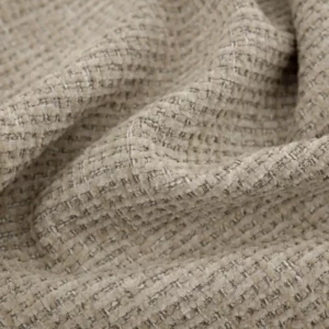 neutral plain velvet-chenille fabric from Warwick