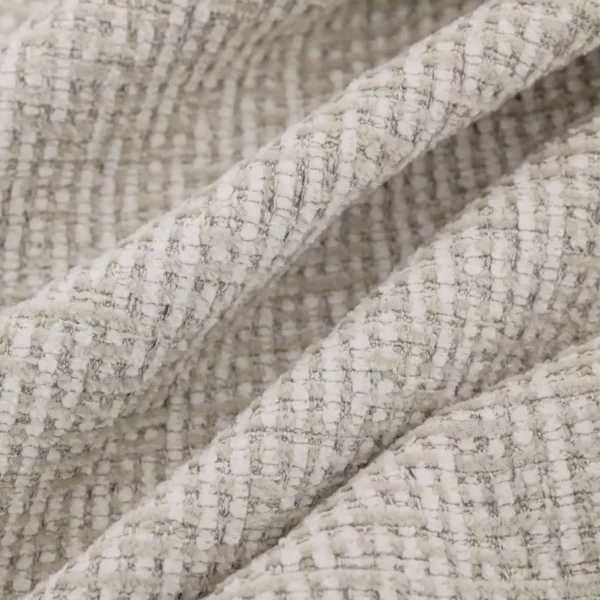 neutral plain velvet-chenille fabric from Warwick