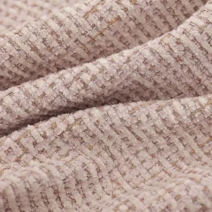 pink plain velvet-chenille fabric from Warwick