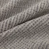 black-grey plain velvet-chenille fabric from Warwick