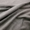 black-grey plain velvet-chenille fabric from Warwick