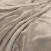 neutral plain velvet-chenille fabric from Warwick