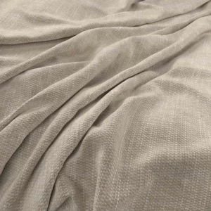 neutral plain velvet-chenille fabric from Warwick