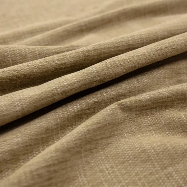 Bergamo Fabric - Pesto by neutral plain velvet-chenille fabric from Warwick