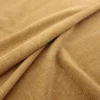 yellow plain velvet-chenille fabric from Warwick