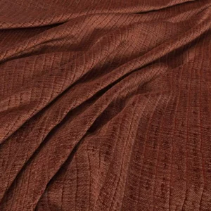 orange plain velvet-chenille fabric from Warwick