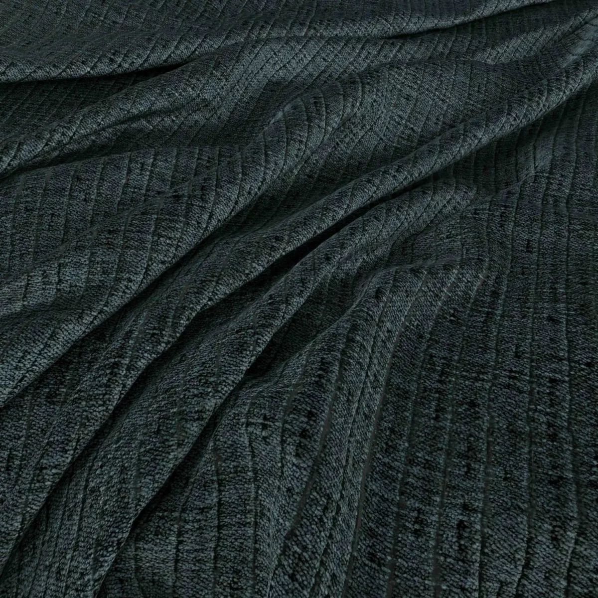 Flair Fabric - Niagara by blue plain velvet-chenille fabric from Warwick