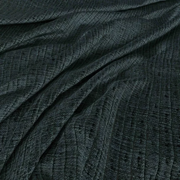 blue plain velvet-chenille fabric from Warwick