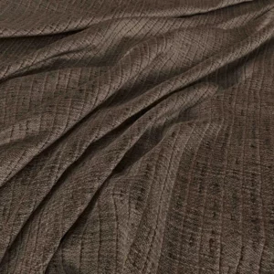 brown plain velvet-chenille fabric from Warwick