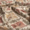 neutral botanical embroideried fabric from Warwick