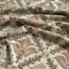 green botanical embroideried fabric from Warwick
