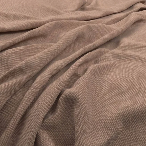 Flexi Fabric - Blush by pink plain velvet-chenille fabric from Warwick