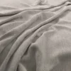 black-grey plain velvet-chenille fabric from Warwick