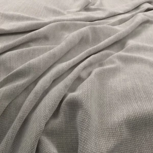 black-grey plain velvet-chenille fabric from Warwick