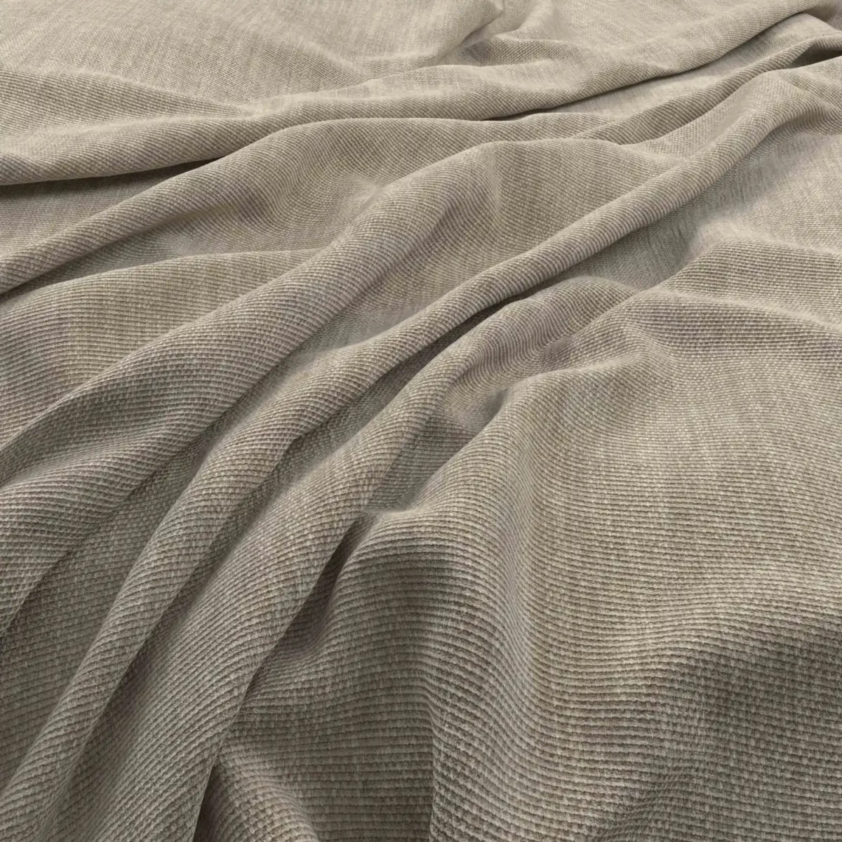 neutral plain velvet-chenille fabric from Warwick