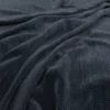 blue plain velvet-chenille fabric from Warwick