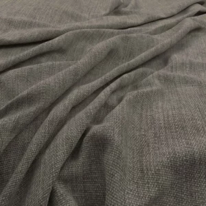 black-grey plain velvet-chenille fabric from Warwick