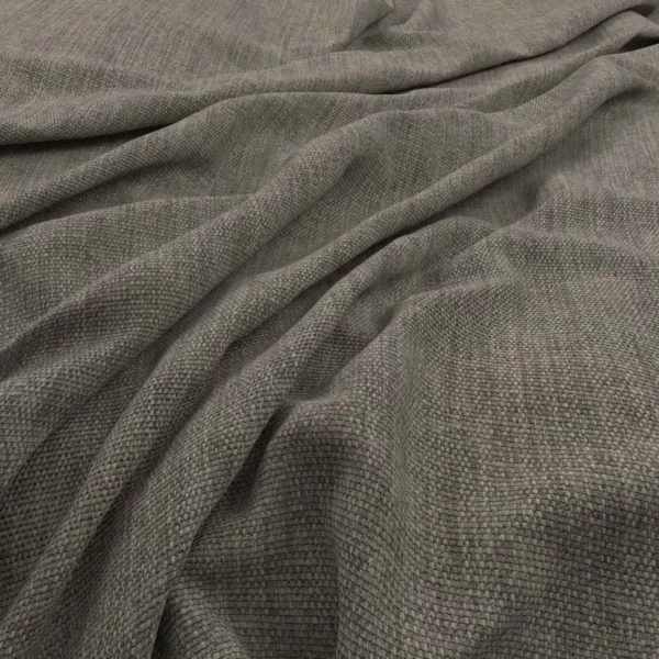 Flexi Fabric - Elephant by black-grey plain velvet-chenille fabric from Warwick