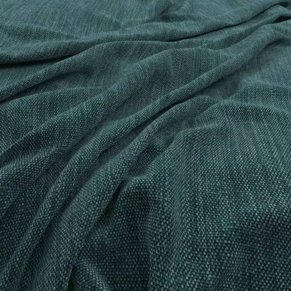 Flexi Fabric - Mallard by blue plain velvet-chenille fabric from Warwick