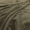 green plain velvet-chenille fabric from Warwick