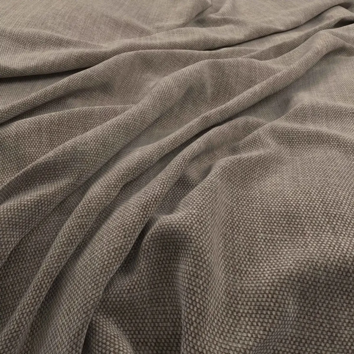 Flexi Fabric - Praline by brown plain velvet-chenille fabric from Warwick
