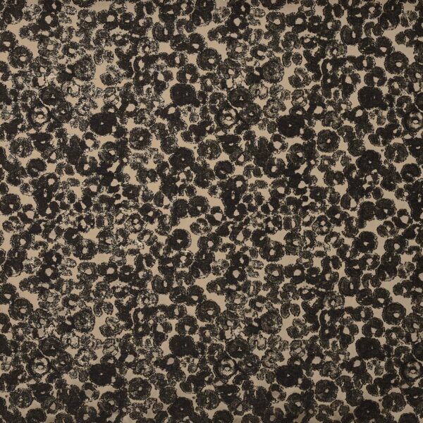 Samara Fabric - Raven by black-grey contemporary velvet-chenille fabric from Prestigious Textiles