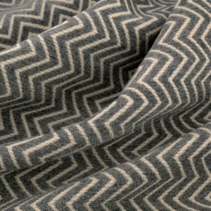 black-grey geometric woven fabric from Warwick