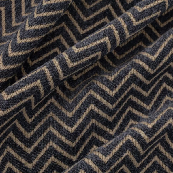 blue geometric woven fabric from Warwick