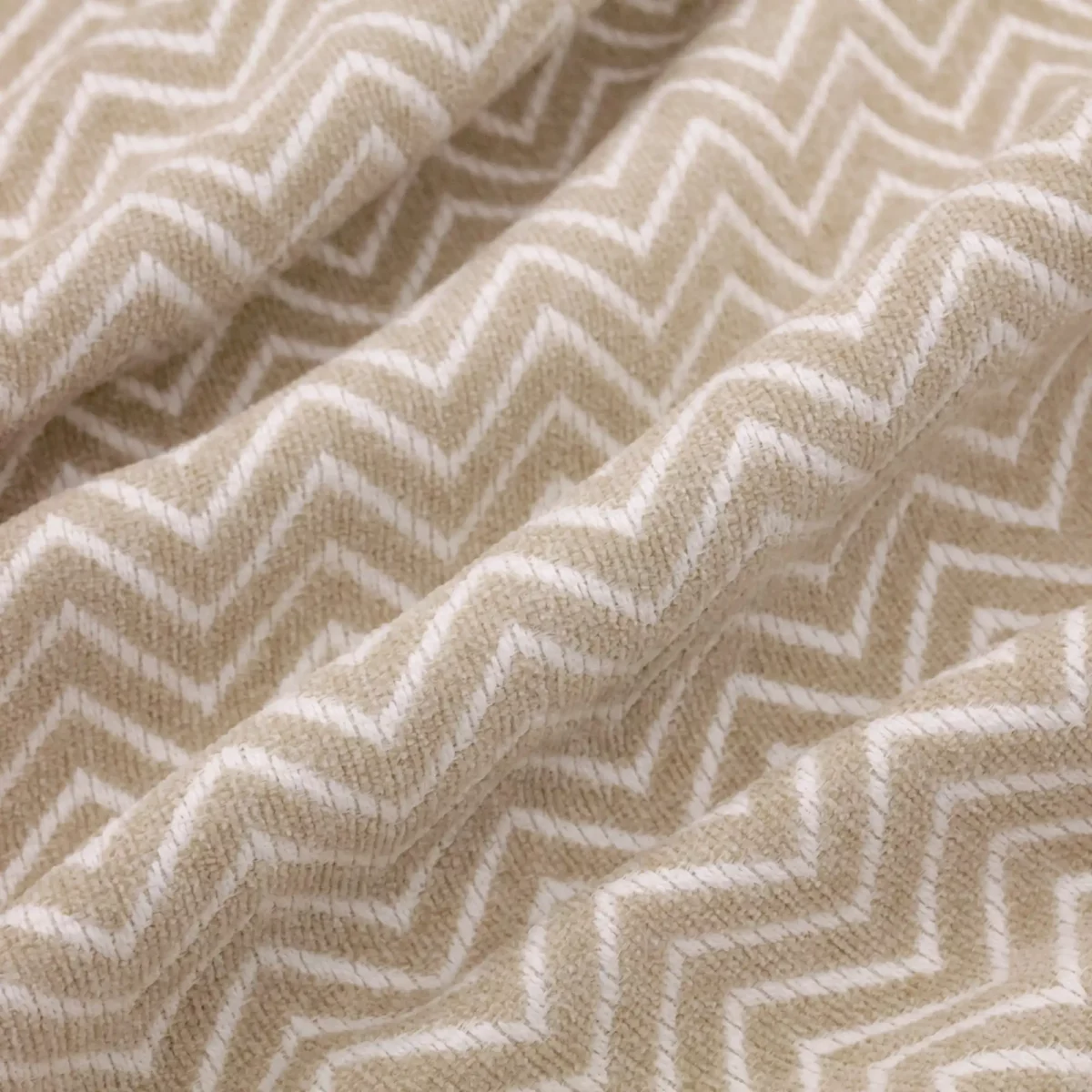 neutral geometric woven fabric from Warwick
