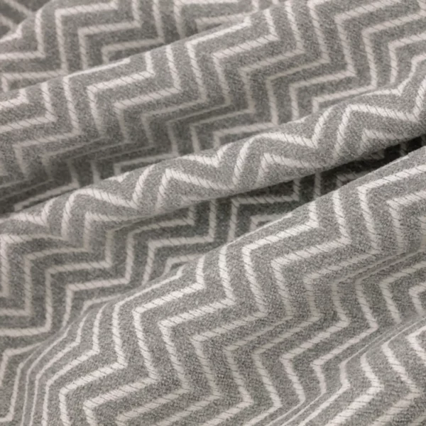 black-grey geometric woven fabric from Warwick