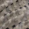black-grey geometric woven fabric from Warwick