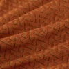 orange geometric woven fabric from Warwick