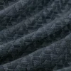 blue geometric woven fabric from Warwick