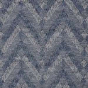 blue geometric woven fabric from Warwick