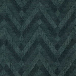 green geometric woven fabric from Warwick
