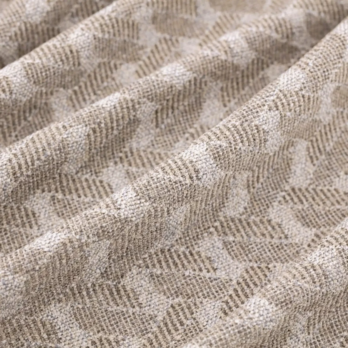 neutral geometric woven fabric from Warwick