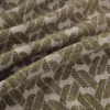 green geometric woven fabric from Warwick