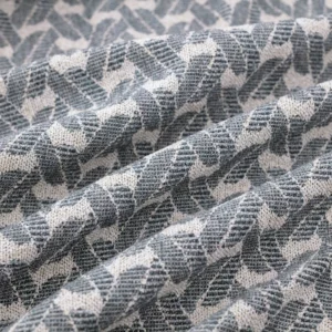 blue geometric woven fabric from Warwick