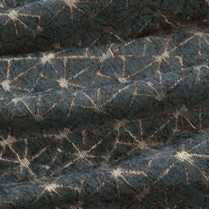 blue geometric woven fabric from Warwick