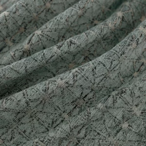 blue geometric woven fabric from Warwick