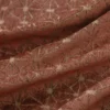 red geometric woven fabric from Warwick