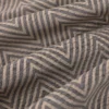 black-grey geometric velvet-chenille fabric from Warwick