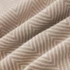 white geometric velvet-chenille fabric from Warwick