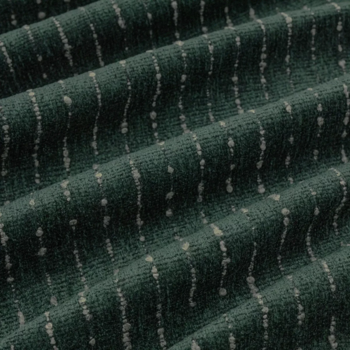 Calcutta Fabric - Emerald by green striped woven fabric from Warwick