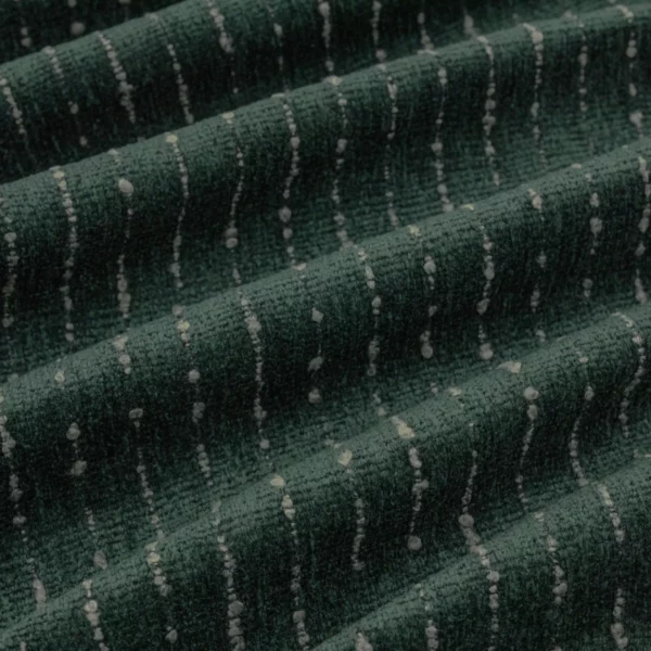 Calcutta Fabric - Emerald by green striped woven fabric from Warwick