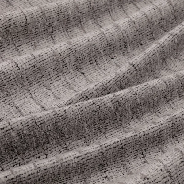 Calcutta Fabric - Graphite by black-grey striped woven fabric from Warwick