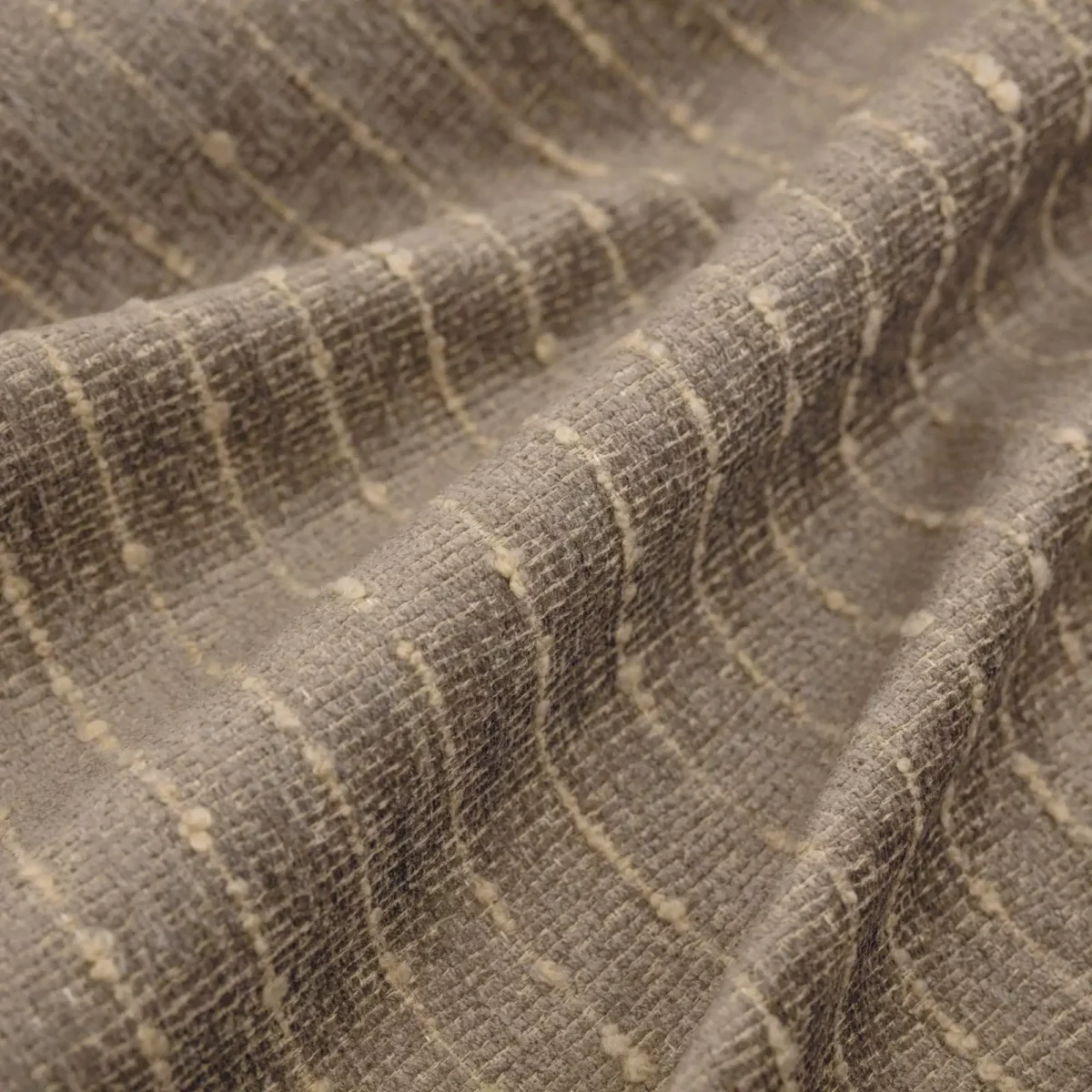neutral striped woven fabric from Warwick