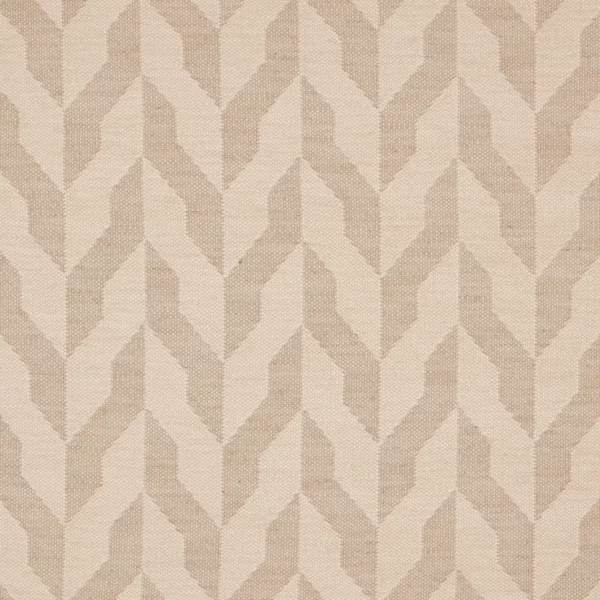 Chicago Fabric - Natural by neutral geometric woven fabric from Warwick