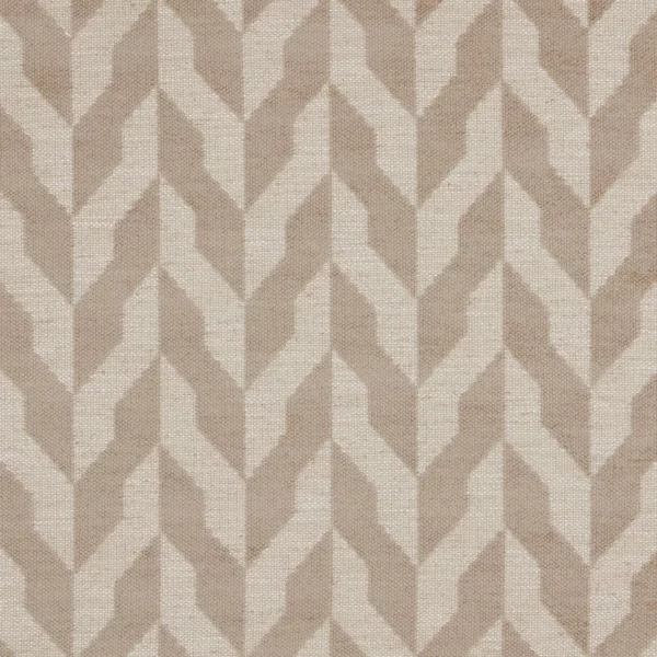 Chicago Fabric - Taupe by neutral geometric woven fabric from Warwick