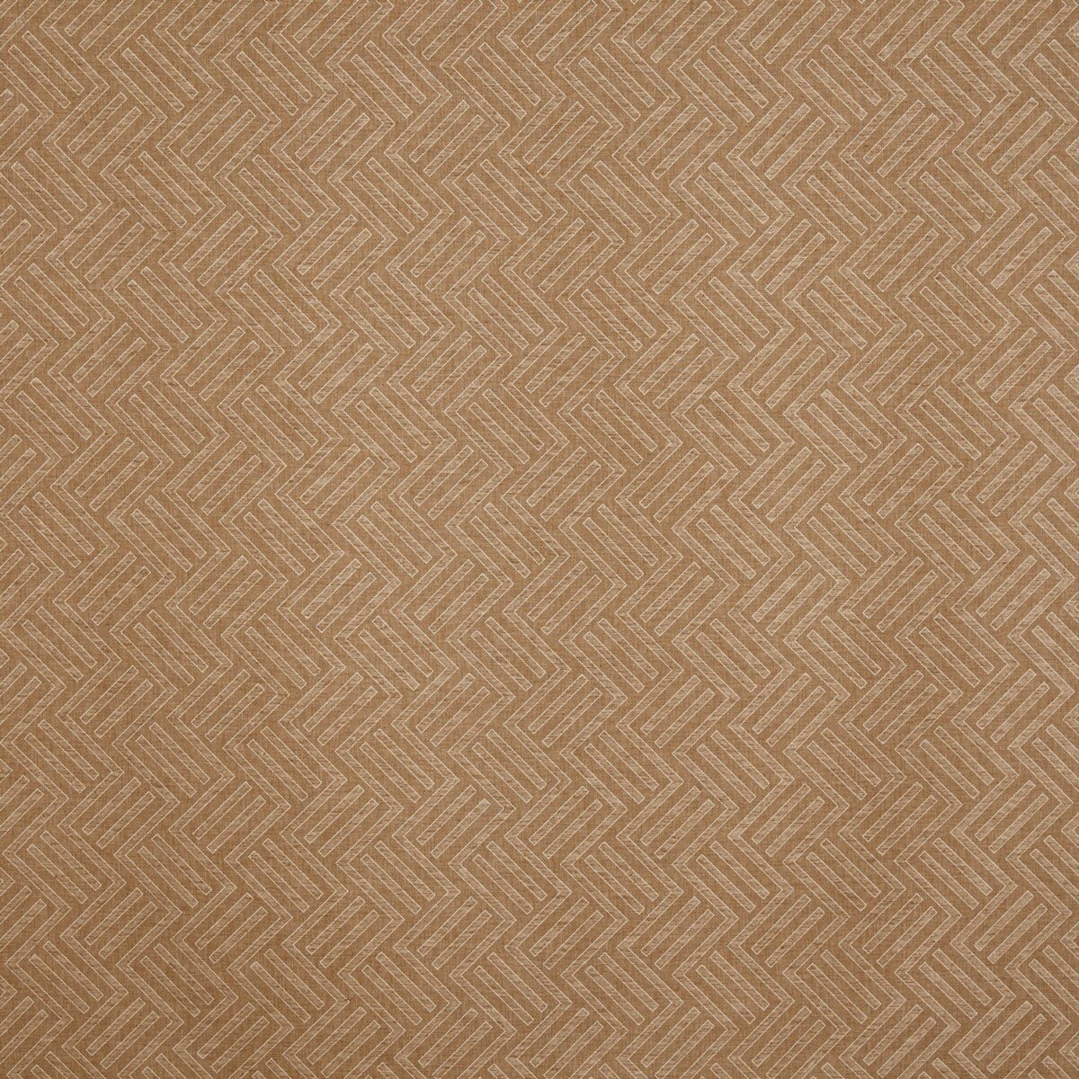 Avesta Fabric - Sandstone by brown geometric jacquard fabric from Prestigious Textiles
